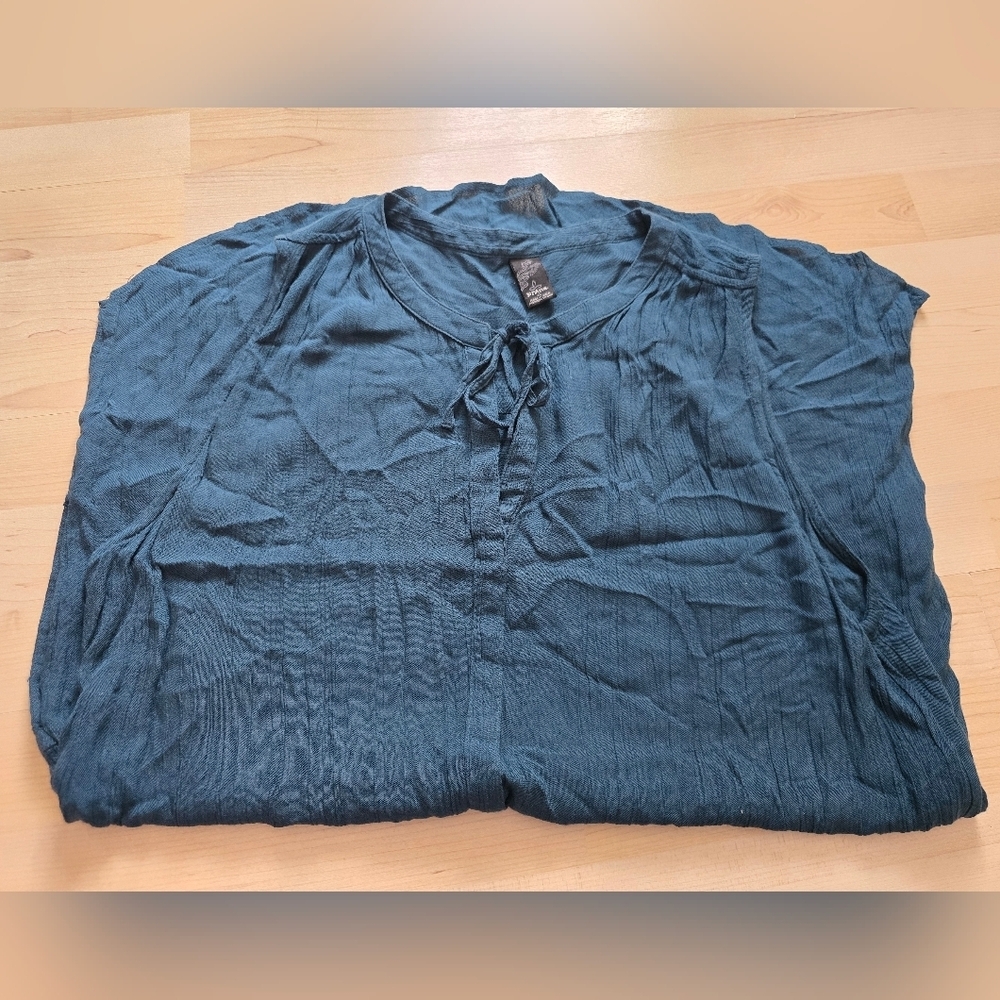 PrAna Sleevess V Neck Tie Dress Size XL